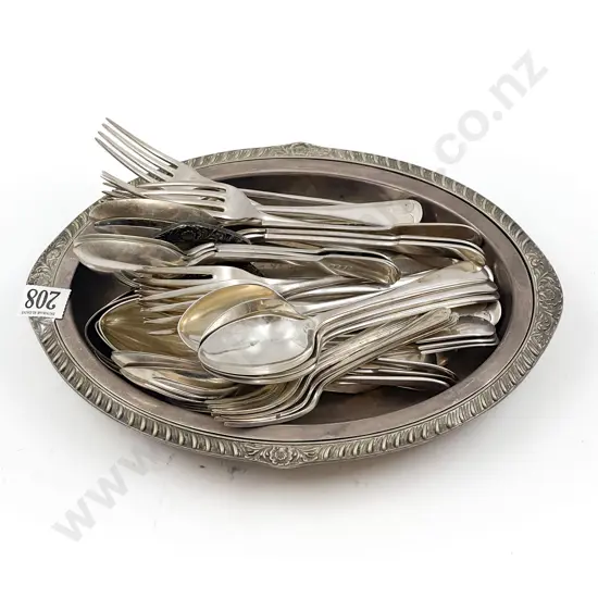 S/P Vegetable Dish and Various Cutlery
