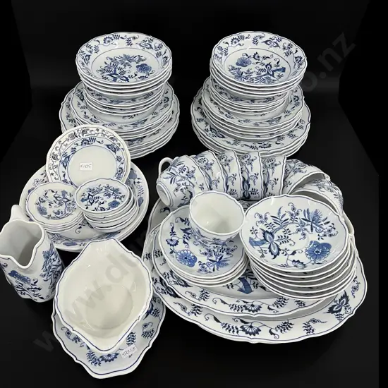 Blue Danube Pattern Eight Place Setting Dinner Set
