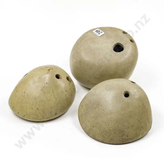 NZ Pottery Three Rock Forms