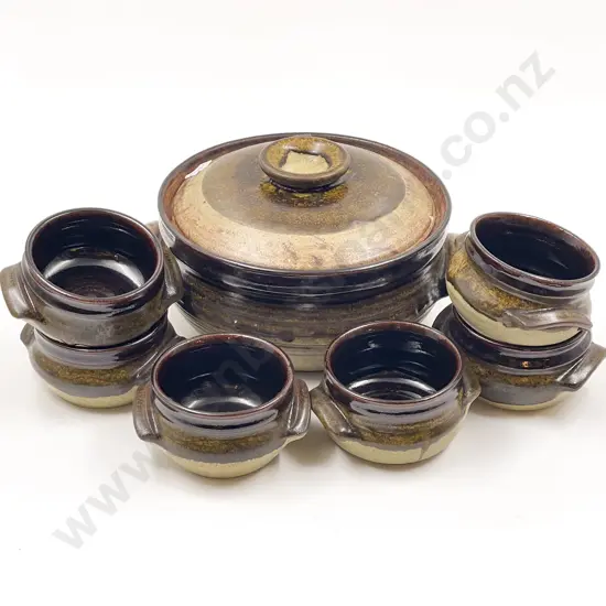 NZ Pottery Casserole and Six Dishes