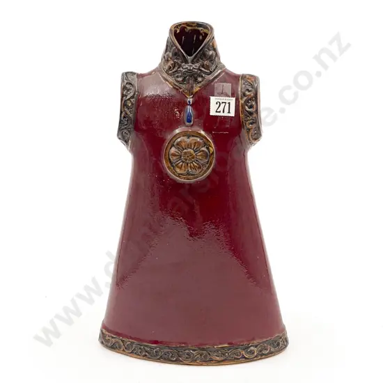 Pottery Ceremonial Robe Form Vase