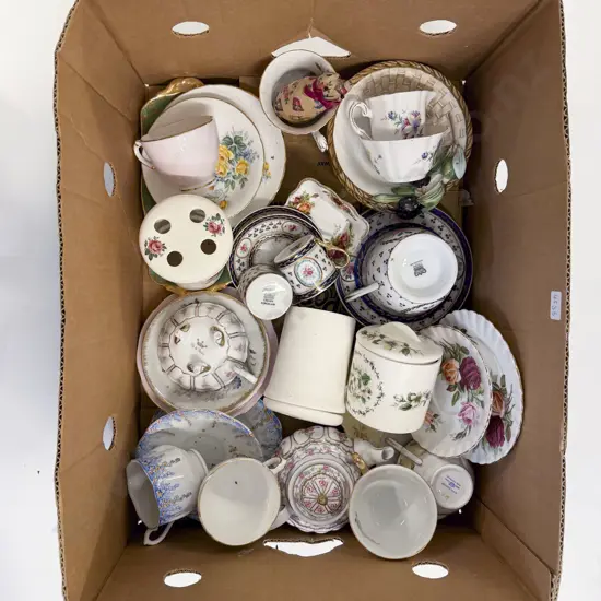 Box of Assorted China
