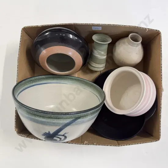 Box of Assorted Pottery