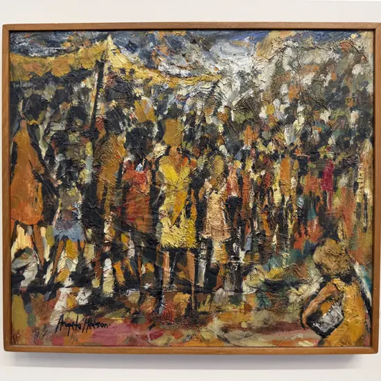 Angelo Meeson - " Gala Day" - Oil on Board