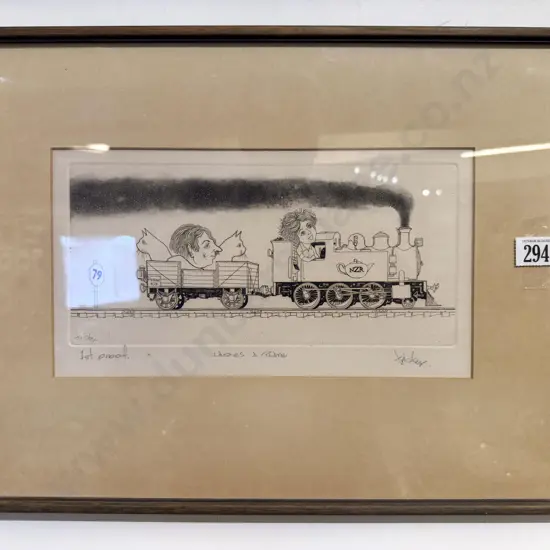 Gary Tricker - "Ladies & Plate" - First Proof