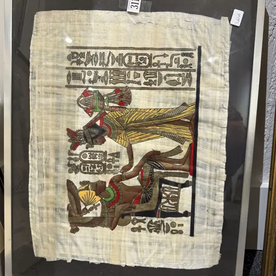 Egyptian Hyroglyphic Textile Work