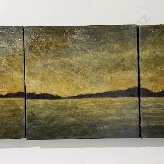 Sally Shanahan - "Arcadian Trytpch - Acrylic Mixed Media