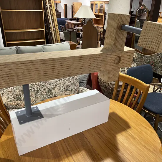 Unsigned Geometric Sculptural Form