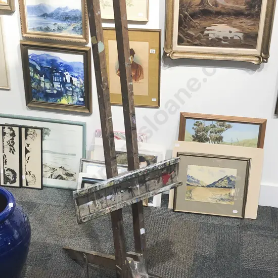 Large Vintage Painter's Easel