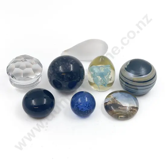 Small Quantity of Assorted Art Glass Paperweights