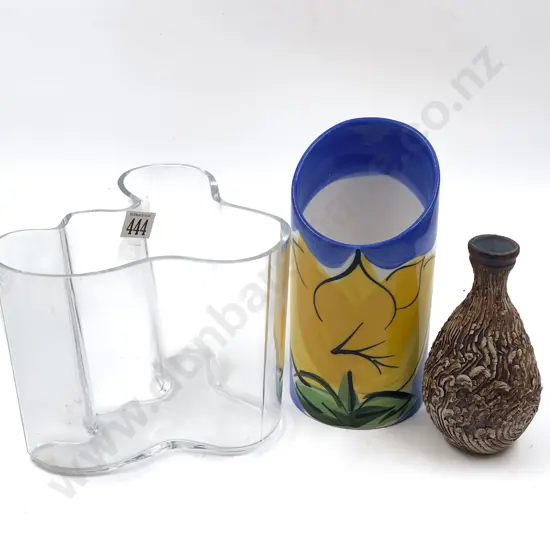 Alvar Aalto Boxed "Savoy" Vase together Pottery Vase & Other