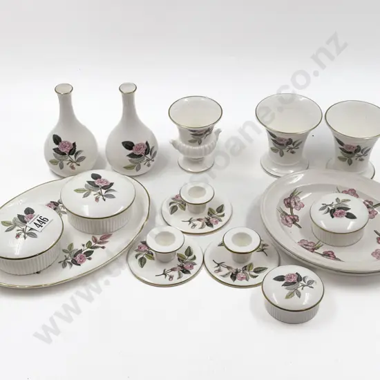 Quantity of Wedgwood "Hathaway Rose" Patterned China