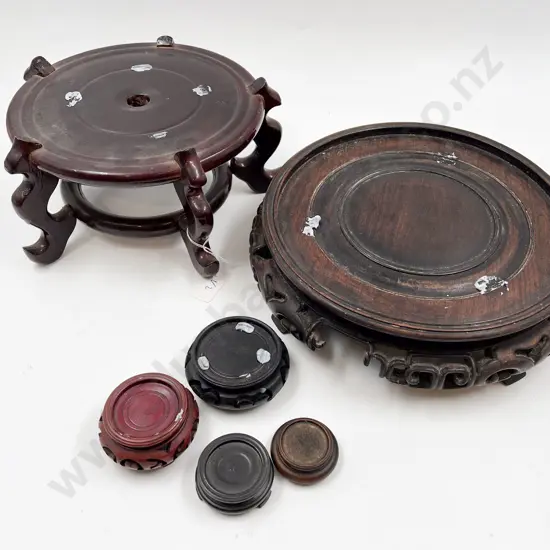 Quantity of Assorted Vase Stands