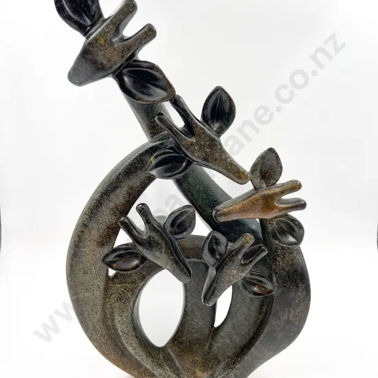 Marble Sculpture of Giraffes