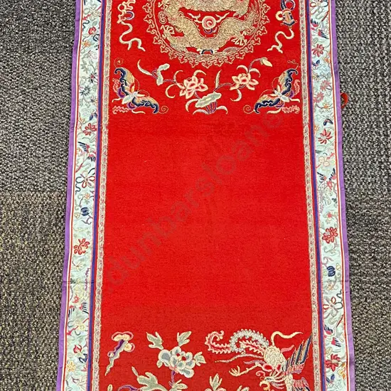 Chinese Embroidery Wall Hanging