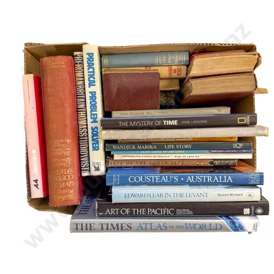 Box of Assorted World Reference Volumes