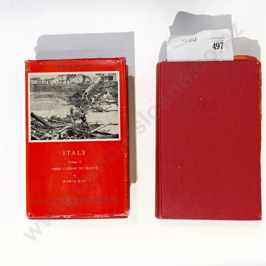 Official History of NZ - Italy Volume 1 & 2