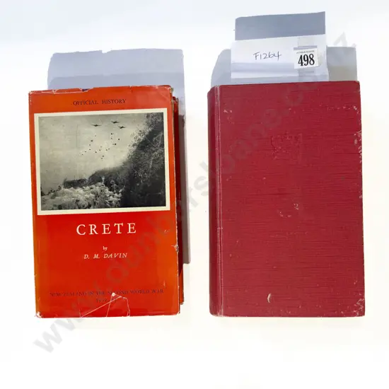 Two Official History NZ - To Greece & Crete