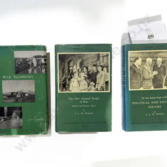 Three Official History of NZ - Political & External Affairs/War Economy/The People At War