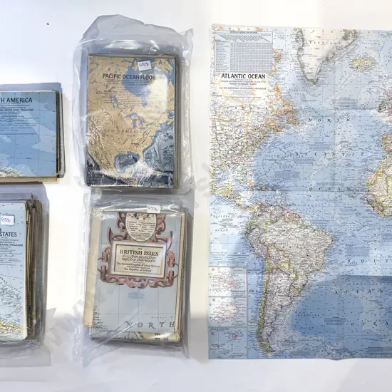 Quantity of Assorted Repro Maps