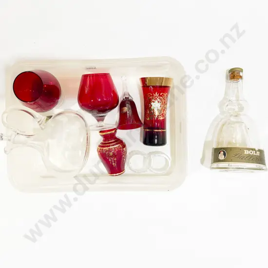 Quantity of Assorted Glassware incl Ruby Glass & Ewer