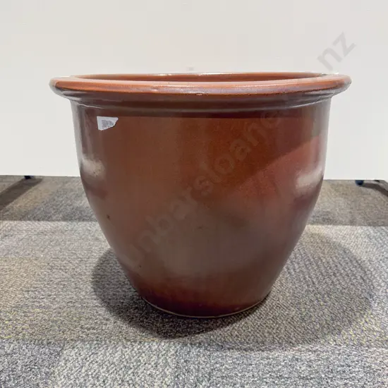 Glazed Garden Pot