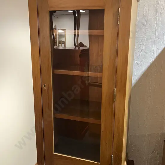 Small Glazed Door Kauri Bookcase