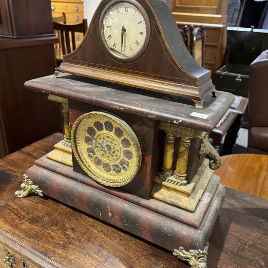 Two Assorted Mantel Clocks