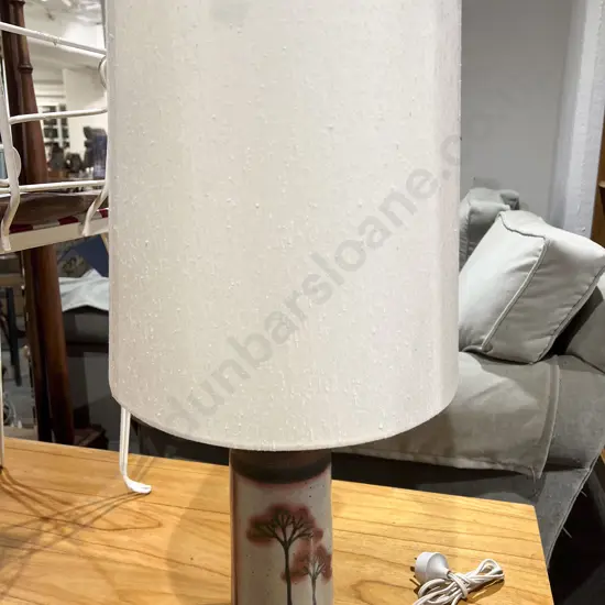 Pottery Lamp Base & Shade