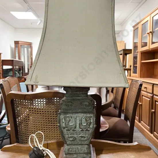 Chinese Bronze Table Lamp