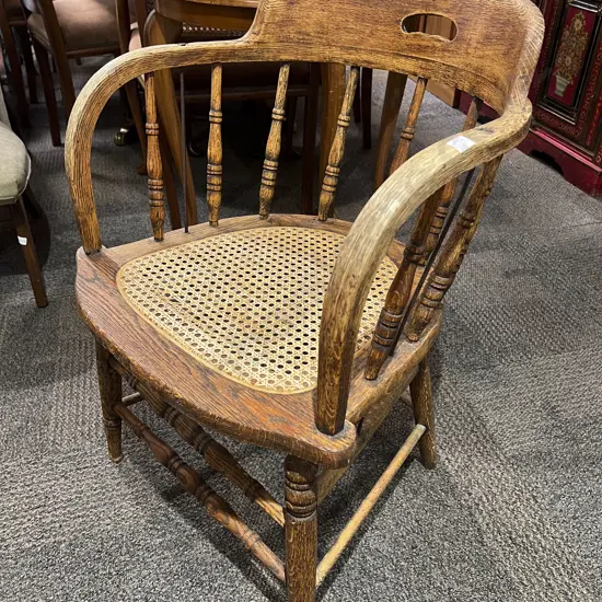 Oak Spindle Back Wycombe Seated Tub Chair