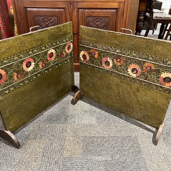 Pair of Decorative Fire Screens