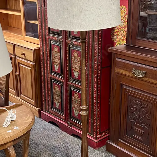 Mahogany Standard Lamp