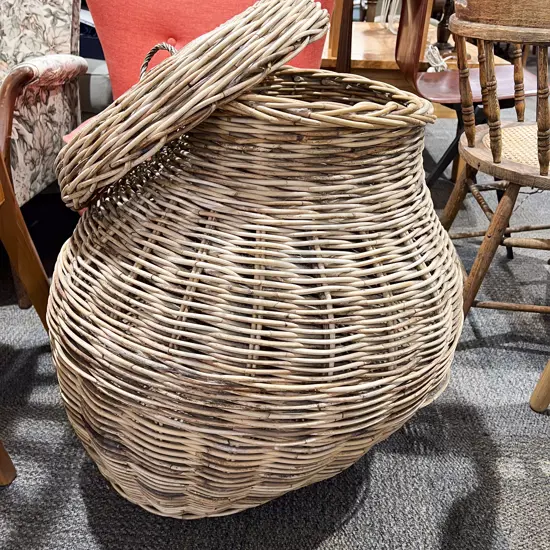 Wicker Laundry Basket