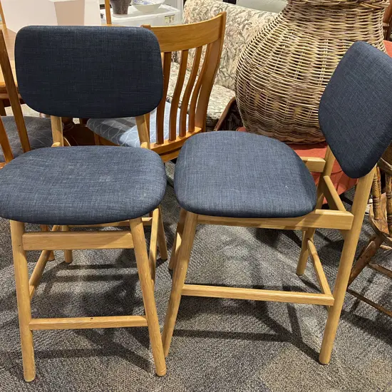 Pair of Scandiavian Style Bar Stools