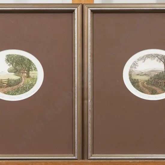 Stephen Whittle (English 1953 - 2000) - Etchings (2)