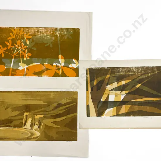 Les Finch (1940 - 2020) - Three Assorted Screenprints (Unframed)