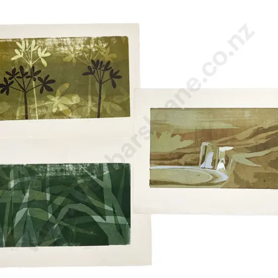 Les Finch (1940 - 2020) - Three Assorted Screenprints (Unframed)