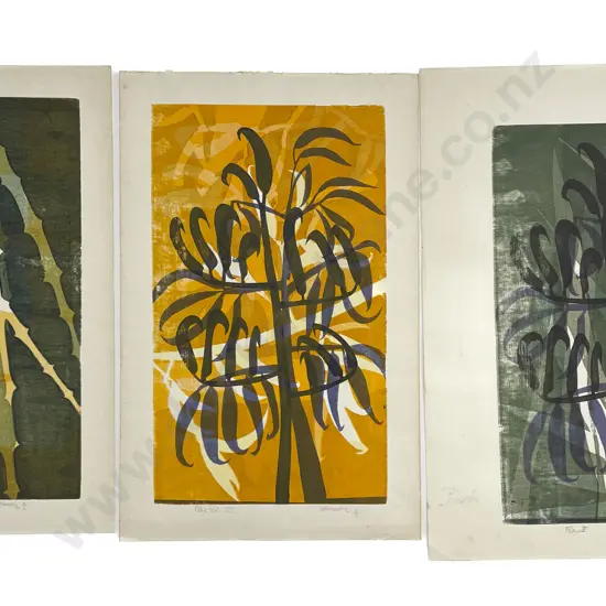 Les Finch (1940 - 2020) - Three Assorted Screenprints (Unframed)