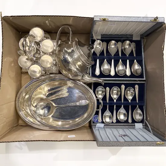Quantity of Assorted S/P & Boxed Cutlery
