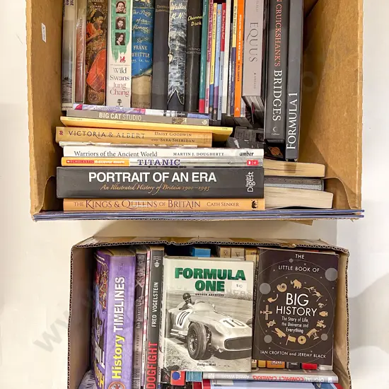 Two Boxes of Assorted Books
