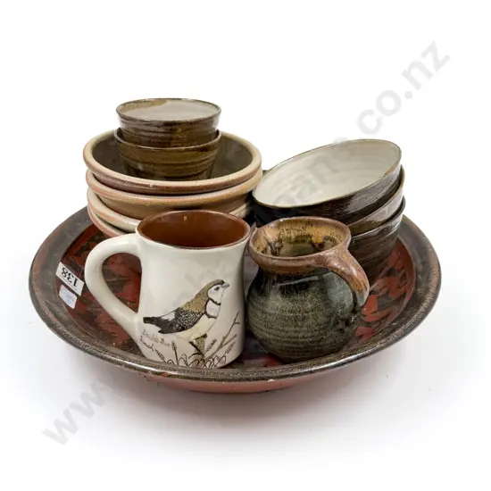 Quantity of Assorted NZ Pottery