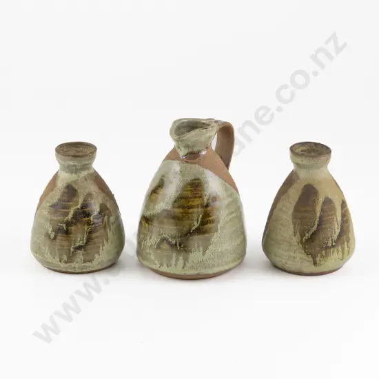 NZ Pottery Condiment Set