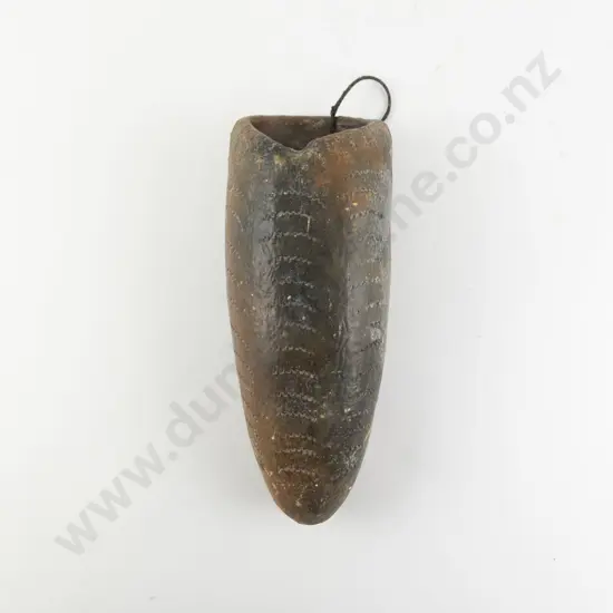 Rustic Fijian Pottery Wall Vase