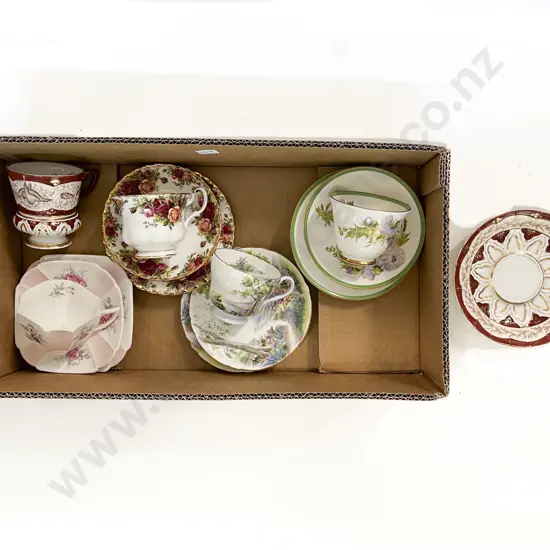 Quantity of Assorted Fancy China incl Moustache Cup