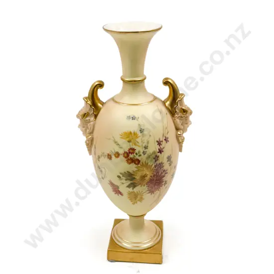 Royal Worcester Handpainted Vase