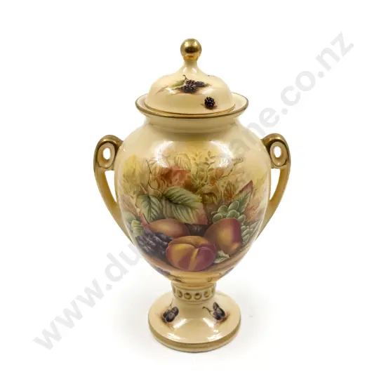 Aynsley "Orchard Gold" Lidded Urn