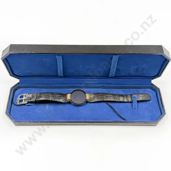 Christian Dior 47 153-2 Bagheera Black Moon Watch (wear)