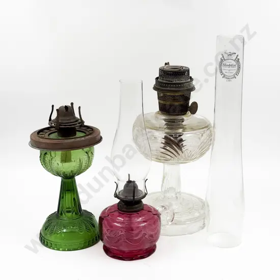 Assorted Kerosene Lamps & Accessories