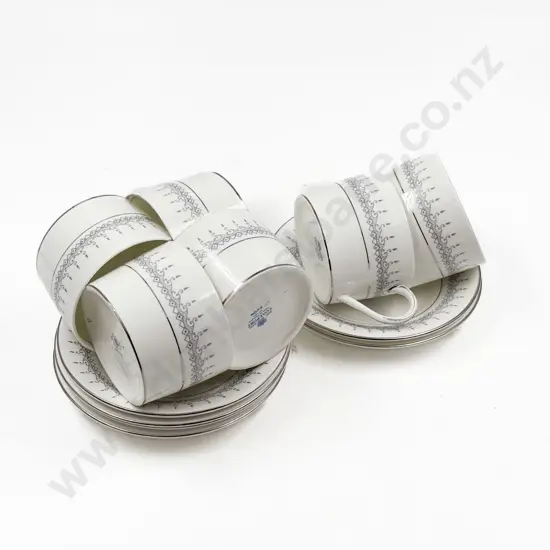 Coalport "Avon" Six Coffee Cups & Saucers